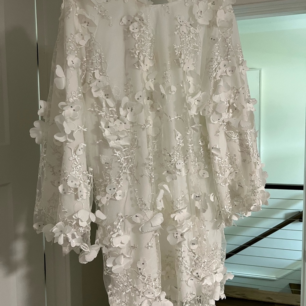 Free People Flora Mini Dress - worn once during my civil ceremony.